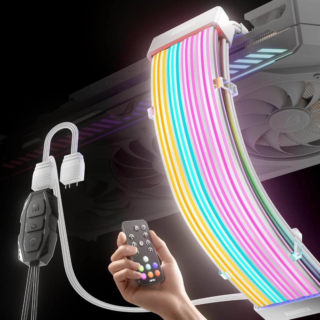 RGB sleeved cable extension preview